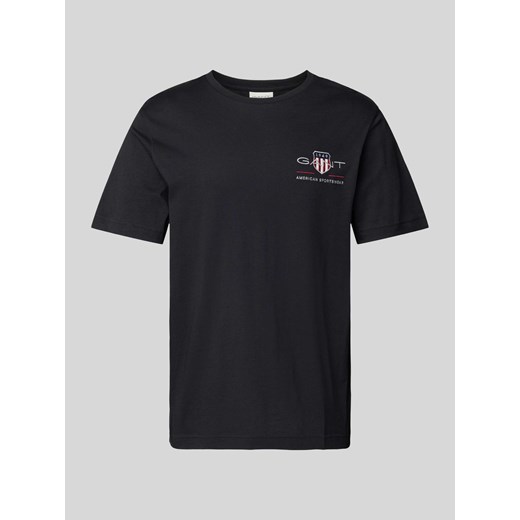 T-shirt z wyhaftowanym logo ze sklepu Peek&Cloppenburg  w kategorii T-shirty męskie - zdjęcie 171562298