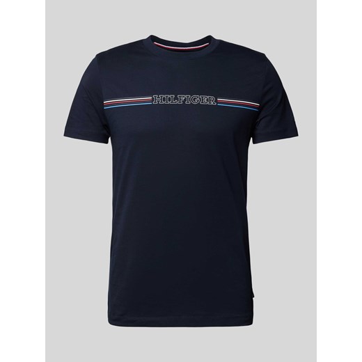 T-shirt z nadrukiem z logo ze sklepu Peek&Cloppenburg  w kategorii T-shirty męskie - zdjęcie 171562595