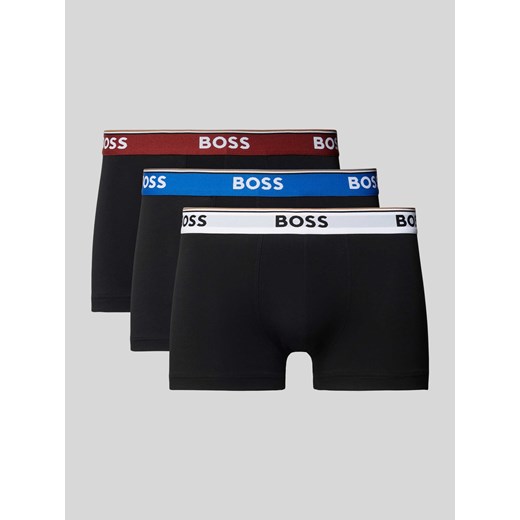 Obcisłe bokserki z elastycznym paskiem z logo w zestawie 3 szt. ze sklepu Peek&Cloppenburg  w kategorii Majtki męskie - zdjęcie 171562758
