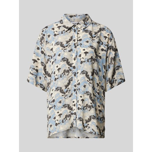 Bluzka koszulowa z wzorem na całej powierzchni ze sklepu Peek&Cloppenburg  w kategorii Koszule damskie - zdjęcie 171563208