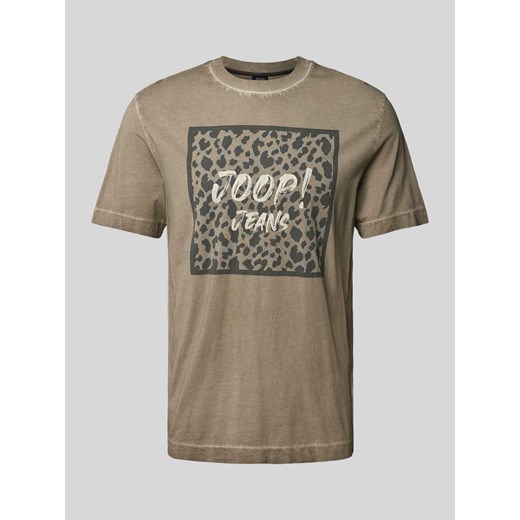 T-shirt z nadrukiem z logo ze sklepu Peek&Cloppenburg  w kategorii T-shirty męskie - zdjęcie 171563258