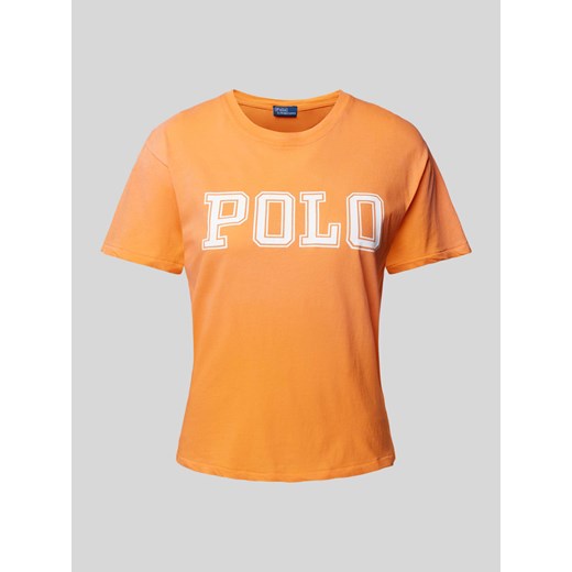 T-shirt z nadrukiem z logo ze sklepu Peek&Cloppenburg  w kategorii Bluzki damskie - zdjęcie 171563478