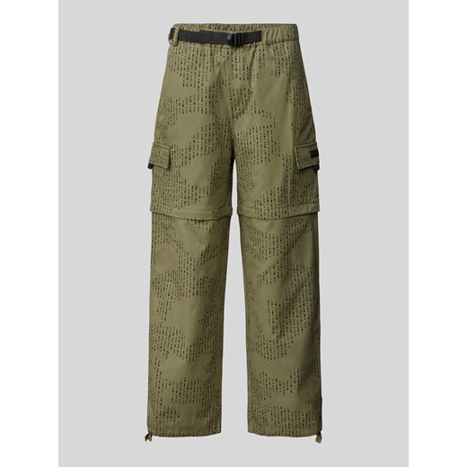 Spodnie cargo z detalem z logo model ‘Camp’ ze sklepu Peek&Cloppenburg  w kategorii Spodnie męskie - zdjęcie 171563577