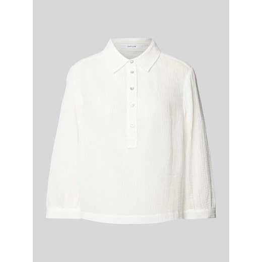 Bluzka koszulowa z listwą guzikową model ‘Fukida’ ze sklepu Peek&Cloppenburg  w kategorii Koszule damskie - zdjęcie 171563645