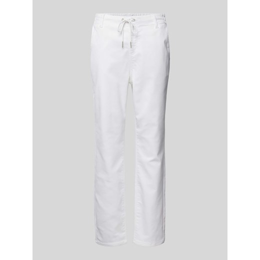 Spodnie w jednolitym kolorze z tunelem model ‘Marvin’ ze sklepu Peek&Cloppenburg  w kategorii Spodnie damskie - zdjęcie 171563796