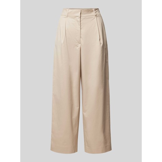 Spodnie w jednolitym kolorze model ‘PERSEPHONE’ ze sklepu Peek&Cloppenburg  w kategorii Spodnie damskie - zdjęcie 171563956