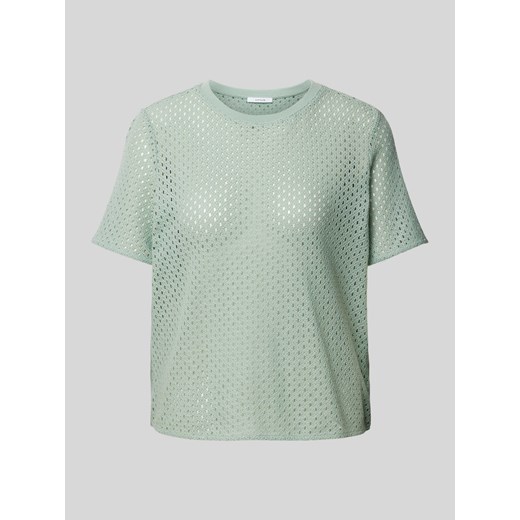 T-shirt z ażurowym wzorem model ‘Sefrira’ ze sklepu Peek&Cloppenburg  w kategorii Bluzki damskie - zdjęcie 171563985