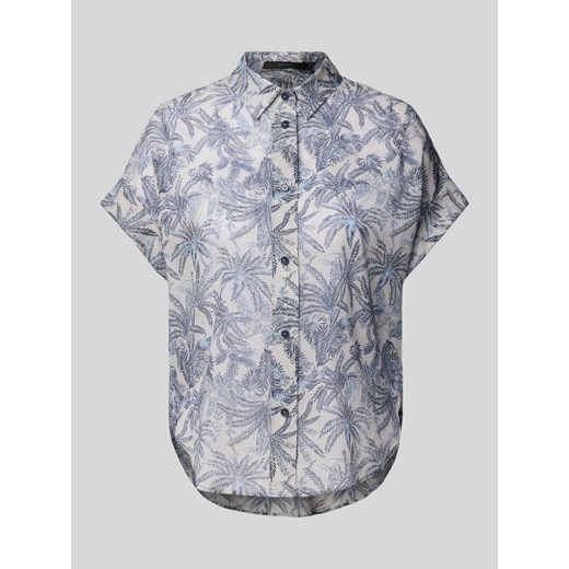 Bluzka koszulowa z nadrukiem z motywem na całej powierzchni ze sklepu Peek&Cloppenburg  w kategorii Koszule damskie - zdjęcie 171564025
