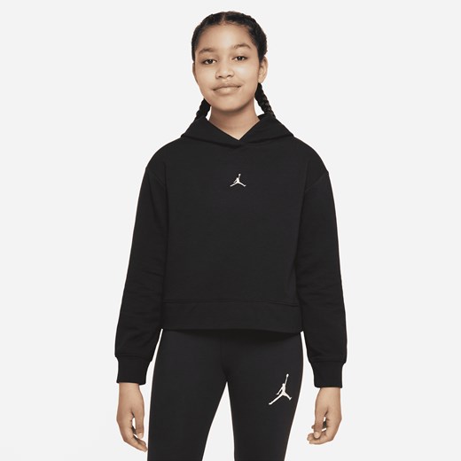 Bluza z kapturem dla dużych dzieci (dziewcząt) Jordan - Czerń Jordan M promocja Nike poland