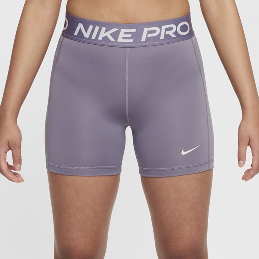 Spodenki dla dziewcząt Dri-FIT Nike Pro Leak Protection: Period - Fiolet Nike L Nike poland