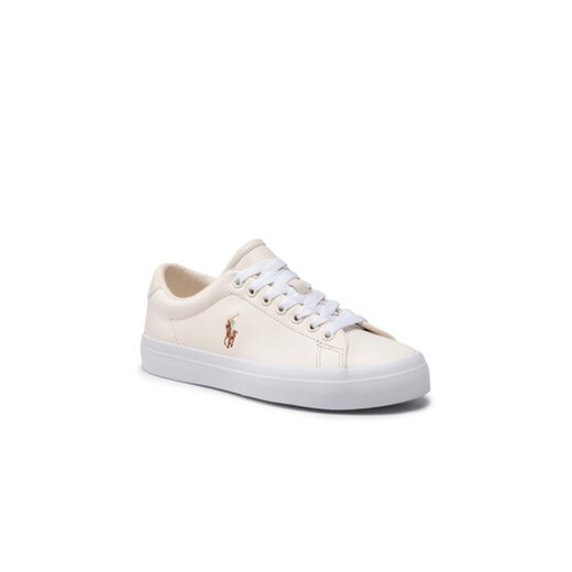 Polo Ralph Lauren Sneakersy Longwood 816861060002 Beżowy Polo Ralph Lauren 38 okazyjna cena MODIVO