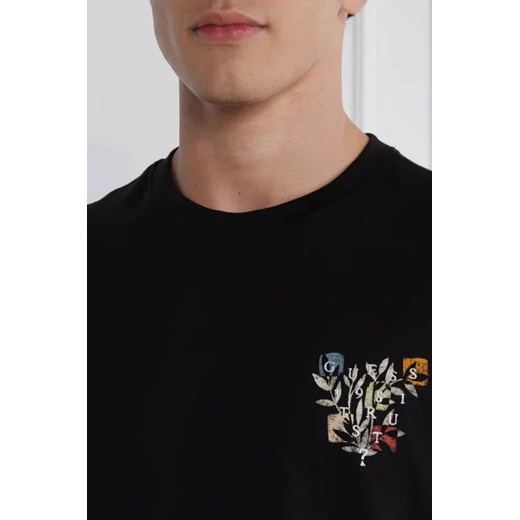 GUESS T-shirt SS CN SMALL ABSTRACT | Classic fit Guess S okazja Gomez Fashion Store