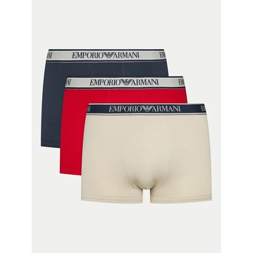 Emporio Armani Underwear Komplet 3 par bokserek 111357 4R717 19355 Kolorowy L okazyjna cena MODIVO