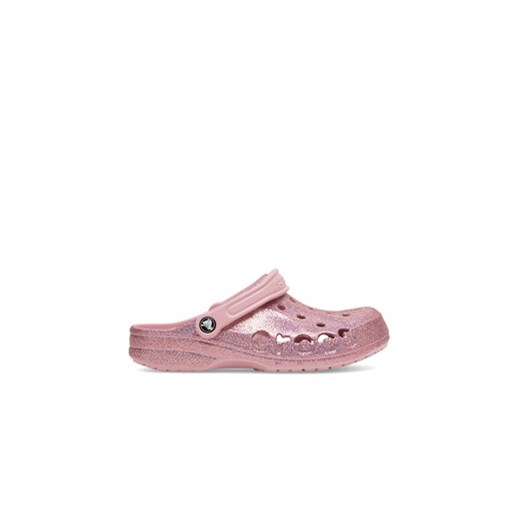 Crocs Klapki BAYA GLITTER CLOG 205925-606 Różowy ze sklepu MODIVO w kategorii Klapki damskie - zdjęcie 171568006