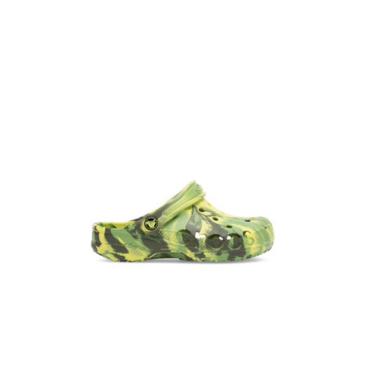 Crocs Klapki BAYA MARBLED CLOG 207016-738 Zielony ze sklepu MODIVO w kategorii Klapki dziecięce - zdjęcie 171568099