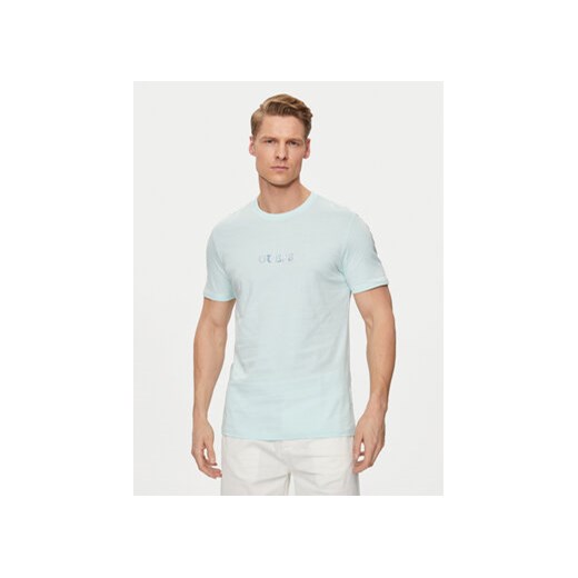 Guess T-Shirt M4GI92 I3Z14 Niebieski Slim Fit ze sklepu MODIVO w kategorii T-shirty męskie - zdjęcie 171568149