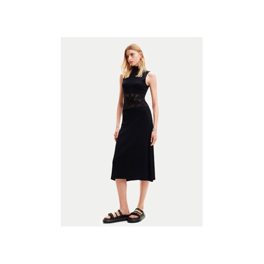 Desigual Sukienka codzienna Nueva York 24SWVK11 Czarny Regular Fit ze sklepu MODIVO w kategorii Sukienki - zdjęcie 171568367