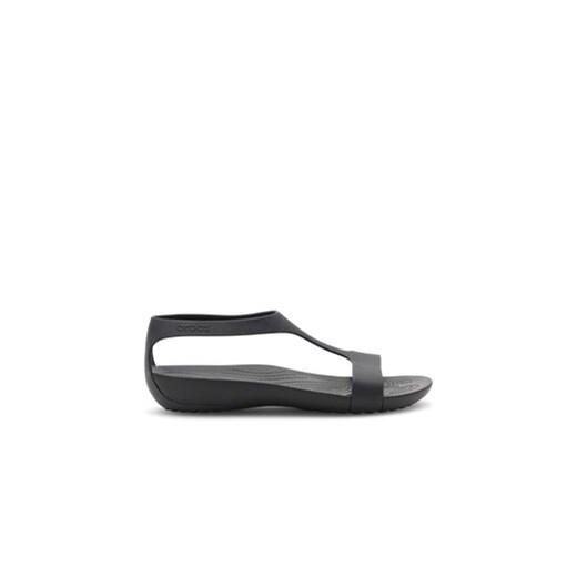 Crocs Sandały SERENA SANDAL 205469-060 Czarny ze sklepu MODIVO w kategorii Sandały damskie - zdjęcie 171568497