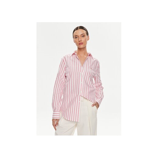 Polo Ralph Lauren Koszula 211936579001 Różowy Regular Fit ze sklepu MODIVO w kategorii Koszule damskie - zdjęcie 171568516