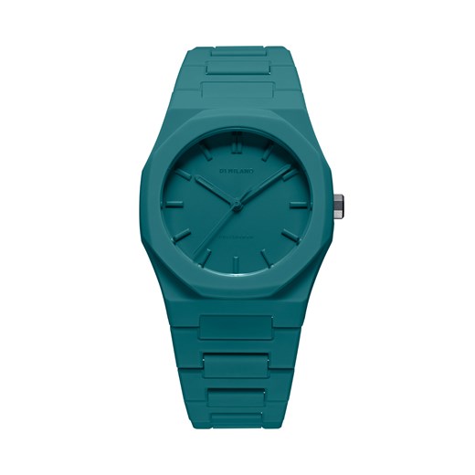 Zegarek D1 Milano Teal Polycarbon PCBU02 Zielony ze sklepu eobuwie.pl w kategorii Zegarki - zdjęcie 171569598