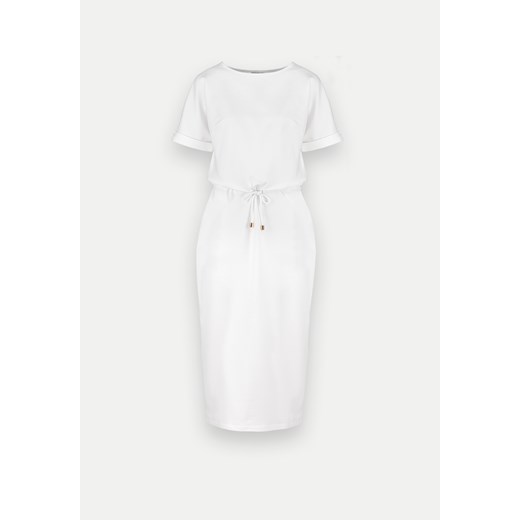 Biała dresowa sukienka ze sklepu Molton w kategorii Sukienki - zdjęcie 171575438