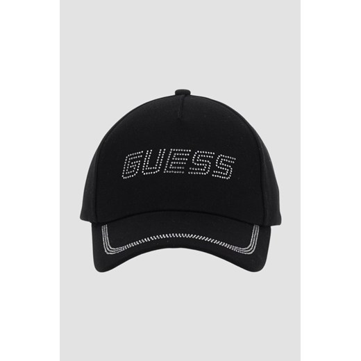 GUESS Czarna czapka z daszkiem Rhinestones Guess outfit.pl okazja