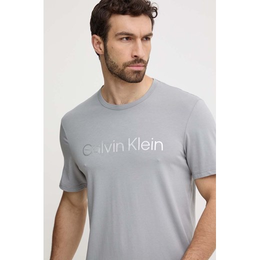 Calvin Klein Underwear t-shirt lounge kolor szary z nadrukiem 000NM2264E ze sklepu ANSWEAR.com w kategorii T-shirty męskie - zdjęcie 171579608