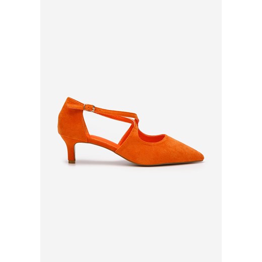 Pomarańczowe czółenka na szpilce Fistra V2 Zapatos 38 Zapatos