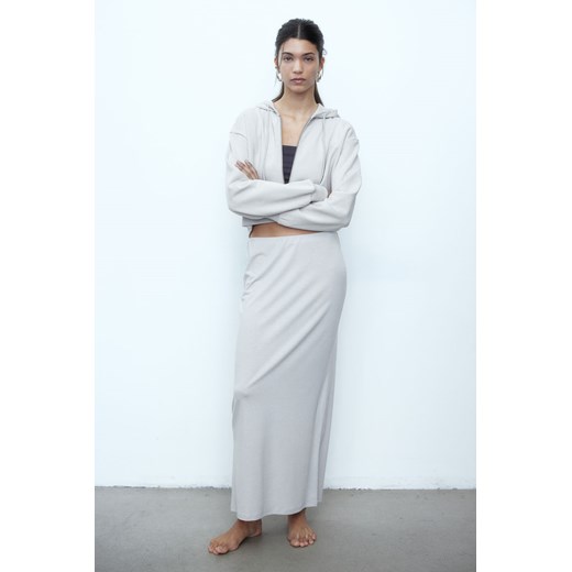 H & M - Dżersejowa spódnica ołówkowa - Szary ze sklepu H&M w kategorii Spódnice - zdjęcie 171583856