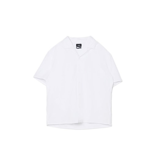 Cropp - Biała klasyczna koszula - biały ze sklepu Cropp w kategorii Koszule męskie - zdjęcie 171584348