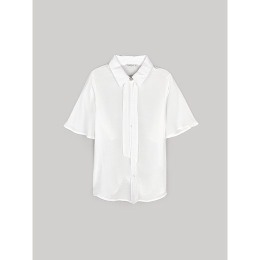 GATE Damska bluzka zapinana na ozdobny guzik 34 ze sklepu gateshop w kategorii Koszule damskie - zdjęcie 171585549