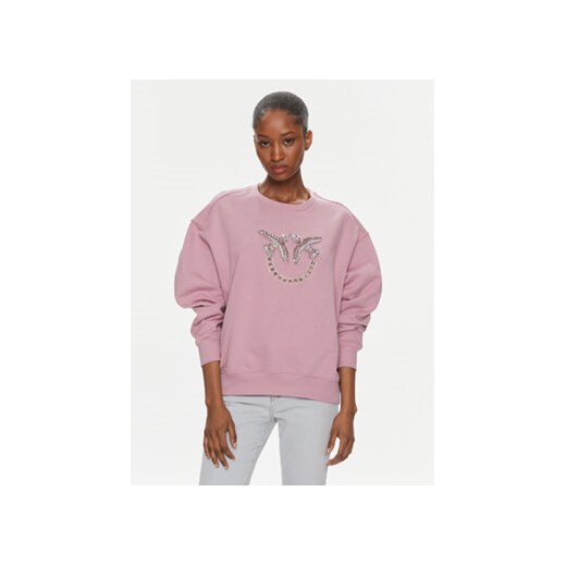Pinko Bluza Nelly 100534 A1R8 Różowy Oversize ze sklepu MODIVO w kategorii Bluzy damskie - zdjęcie 171586779