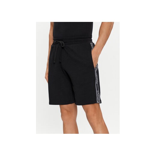 Emporio Armani Underwear Szorty sportowe 111004 4R571 00020 Czarny Regular Fit ze sklepu MODIVO w kategorii Spodenki męskie - zdjęcie 171586817