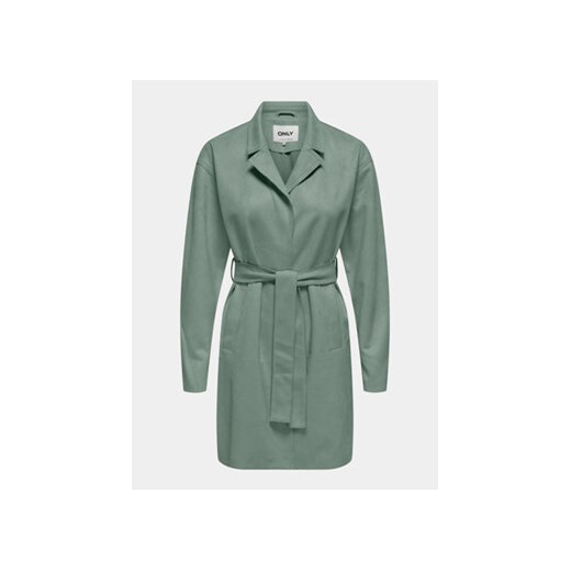 ONLY Płaszcz przejściowy Joline 15315660 Zielony Regular Fit ze sklepu MODIVO w kategorii Płaszcze damskie - zdjęcie 171586829