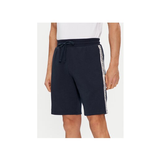 Emporio Armani Underwear Szorty sportowe 111004 4R571 00135 Granatowy Regular Fit ze sklepu MODIVO w kategorii Spodenki męskie - zdjęcie 171586948
