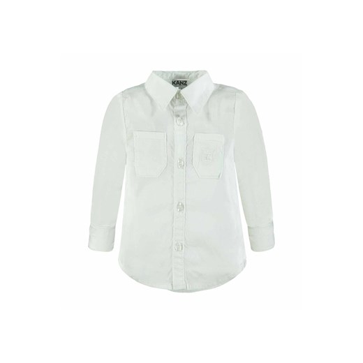 Chłopięca koszula z długim rękawem biała ze sklepu 5.10.15 w kategorii Koszule chłopięce - zdjęcie 171587546