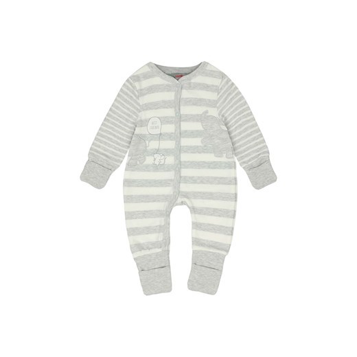Pajac niemowlęcy z długim rękawem szary melanż paski ze sklepu 5.10.15 w kategorii Pajacyki - zdjęcie 171587549