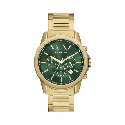 Armani Exchange zegarek męski kolor złoty ze sklepu ANSWEAR.com w kategorii Zegarki - zdjęcie 171588217