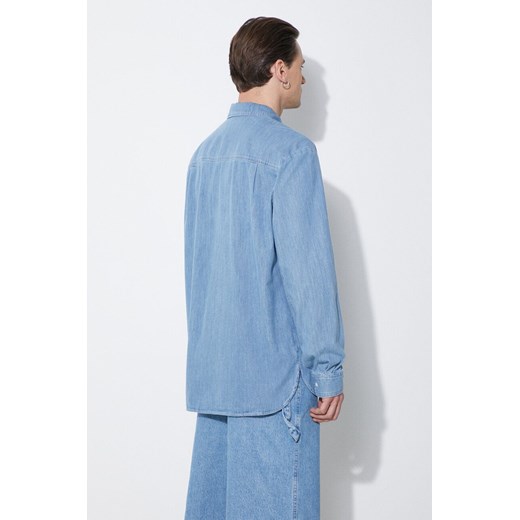 A.P.C. koszula jeansowa chemise math męska kolor niebieski relaxed z XL ANSWEAR.com