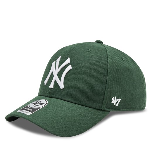 Czapka z daszkiem 47 Brand Mlb New York Yankees '47 Mvp Snapback MVPSP17WBP Dark Green ze sklepu eobuwie.pl w kategorii Czapki z daszkiem męskie - zdjęcie 171589205