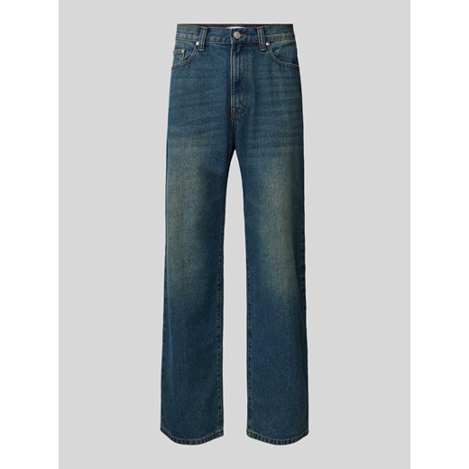 Jeansy o kroju baggy z efektem vintage i kolorem Essentials ze sklepu Peek&Cloppenburg  w kategorii Jeansy męskie - zdjęcie 171589455