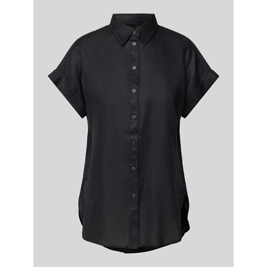 Bluzka koszulowa z lnu model ‘BROONO’ ze sklepu Peek&Cloppenburg  w kategorii Koszule damskie - zdjęcie 171589539