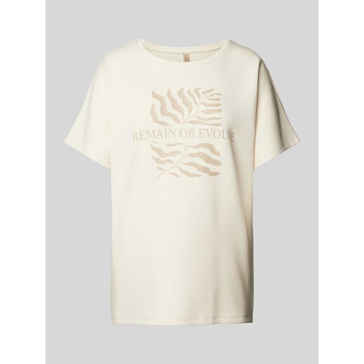 T-shirt z nadrukiem z motywem model ‘Banu’ ze sklepu Peek&Cloppenburg  w kategorii Bluzki damskie - zdjęcie 171589548