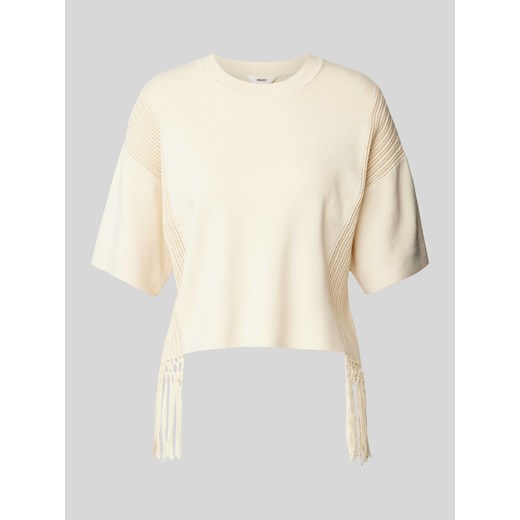 T-shirt krótki z frędzlami model ‘Sanya’ ze sklepu Peek&Cloppenburg  w kategorii Bluzki damskie - zdjęcie 171589639