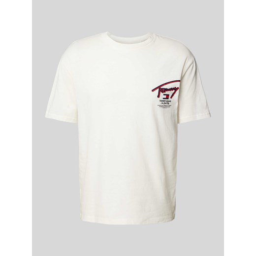 T-shirt z nadrukiem z logo ze sklepu Peek&Cloppenburg  w kategorii T-shirty męskie - zdjęcie 171590026