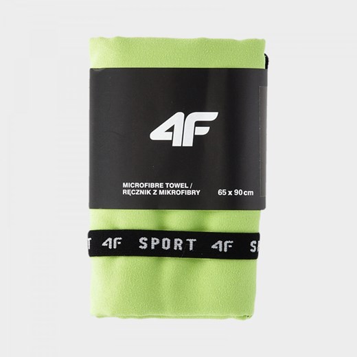 Ręcznik sportowy szybkoschnący 4F 4FWSS24ATOWU037 - zielony ze sklepu Sportstylestory.com w kategorii Ręczniki - zdjęcie 171590466