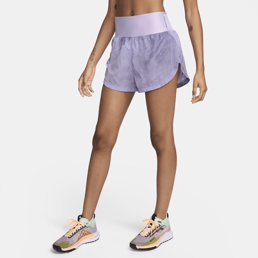 Damskie spodenki do biegania ze średnim stanem i wszytą bielizną Repel Nike Nike XL (EU 48-50) Nike poland
