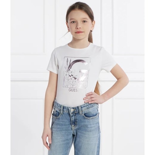 Guess T-shirt | Regular Fit ze sklepu Gomez Fashion Store w kategorii Bluzki dziewczęce - zdjęcie 171591095