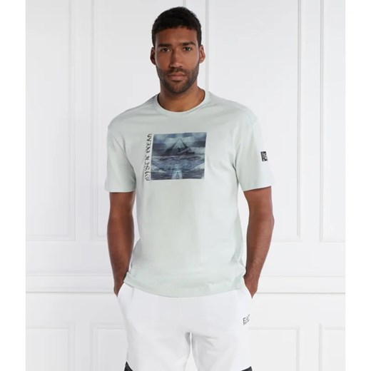 EA7 T-shirt | Regular Fit ze sklepu Gomez Fashion Store w kategorii T-shirty męskie - zdjęcie 171591136