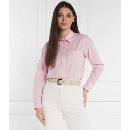 Koszula damska Ralph Lauren bawełniana różowa wiosenna elegancka 